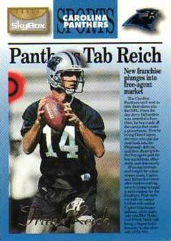 Frank Reich Carolina Panthers 1995 SkyBox Premium NFL #18